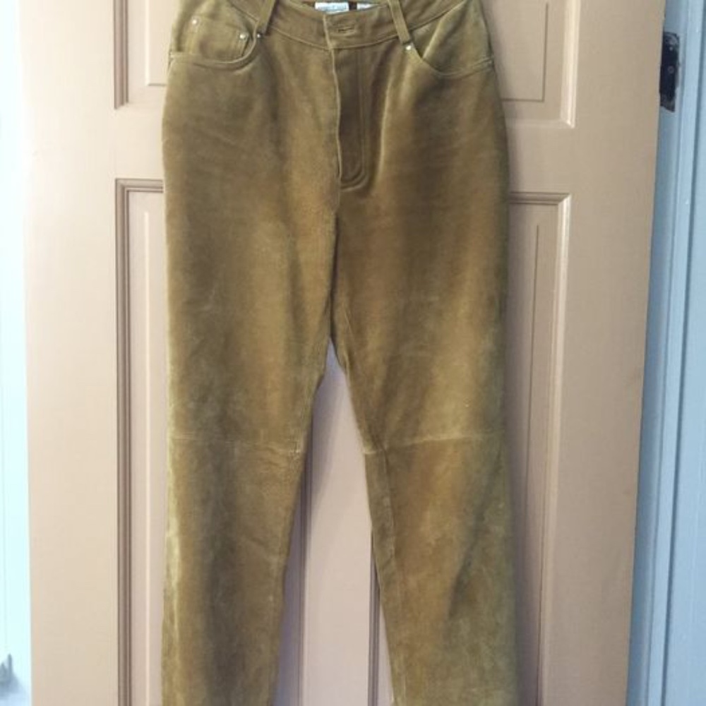 Genuine suede Jeans size 6